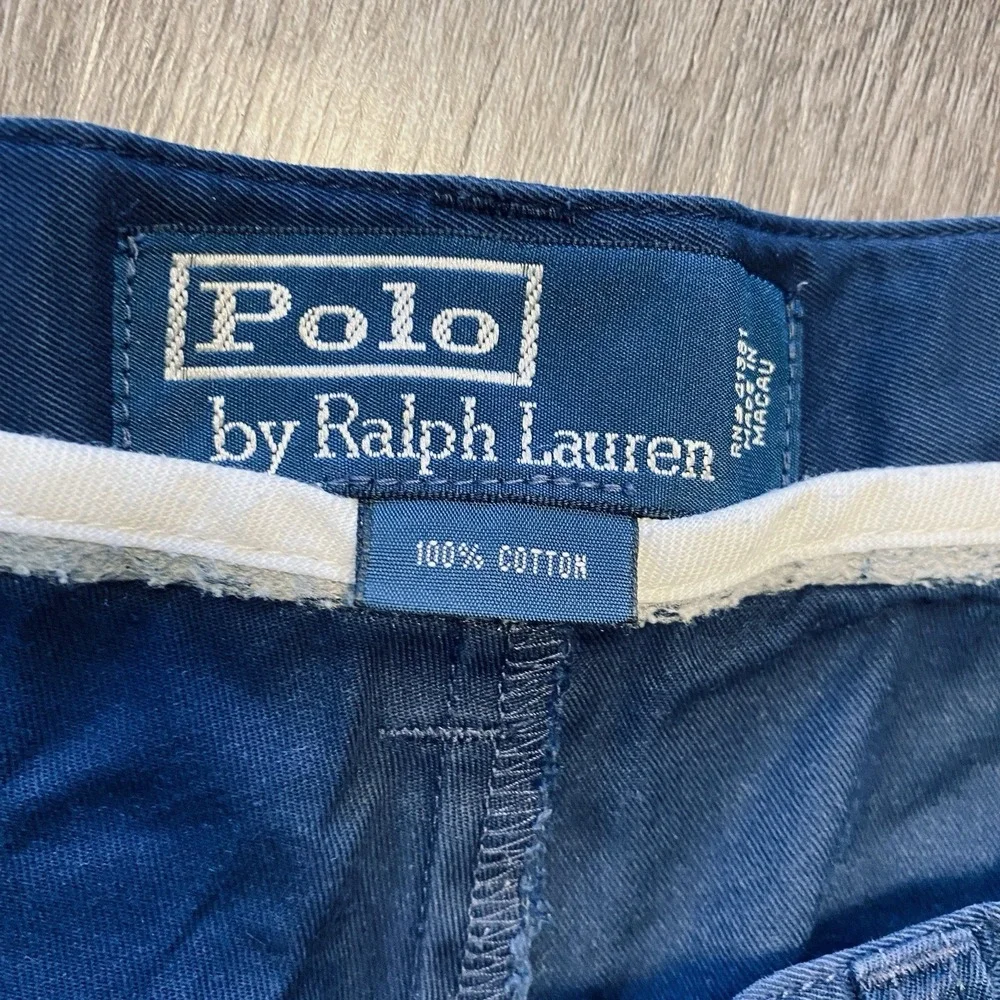 Polo Ralph Lauren Men's Blue Chino  Classic Fit shorts Size 38